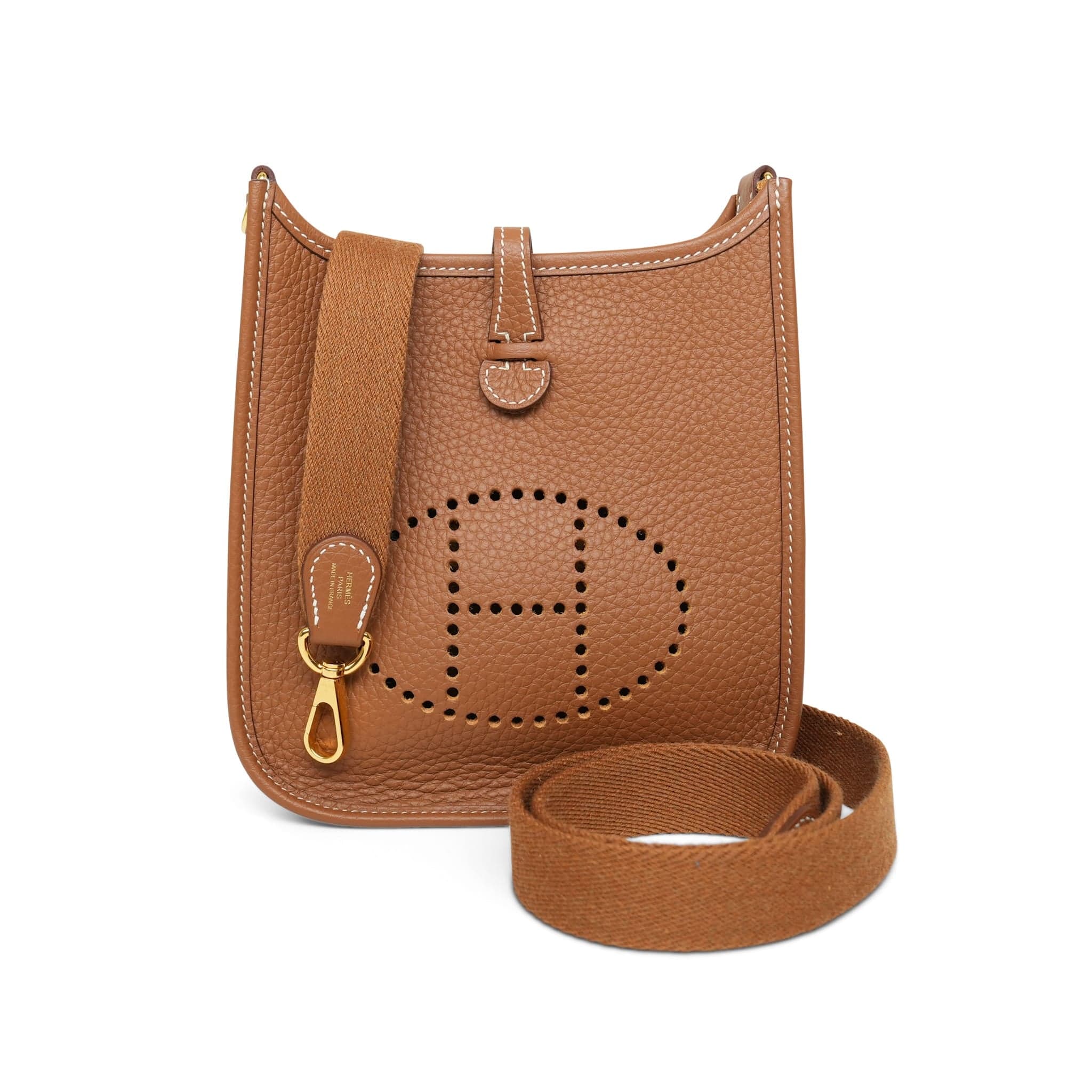 Hermes Evelyne 16 TPM Gold Clemence Gold Plated W Stamp