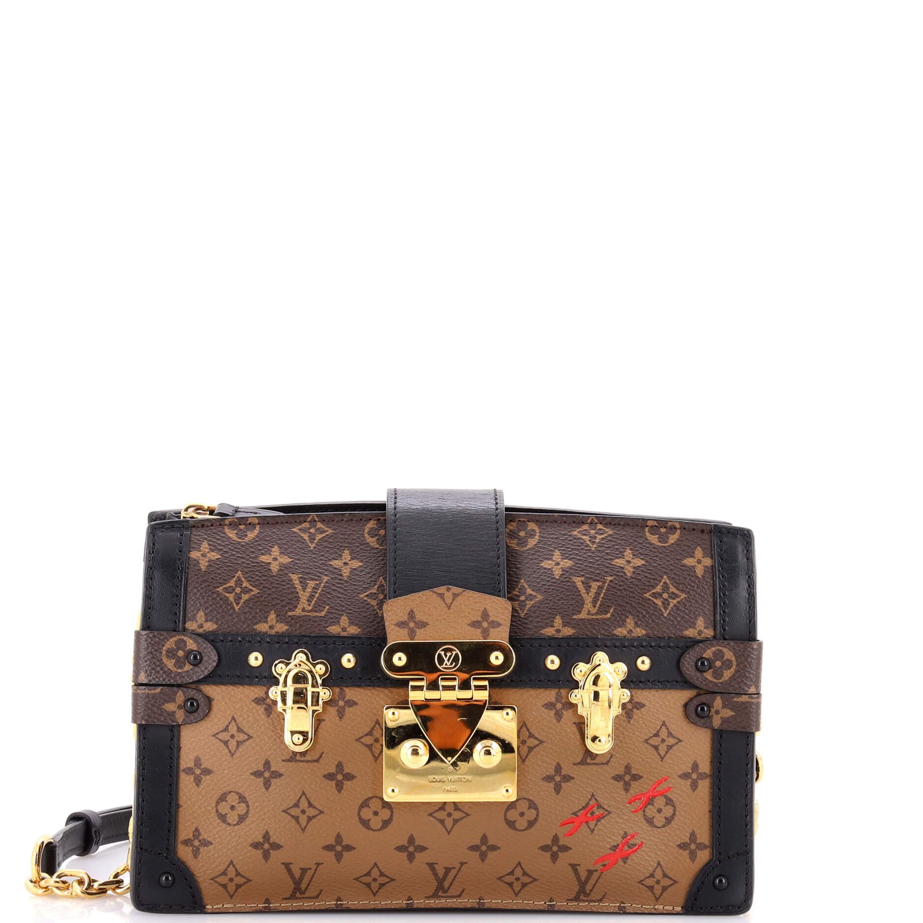 Louis Vuitton Trunk Clutch Reverse Monogram Canvas